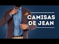 Cómo usar camisas denim con estilo - ideas para un atuendo masculino usando camisas de jean