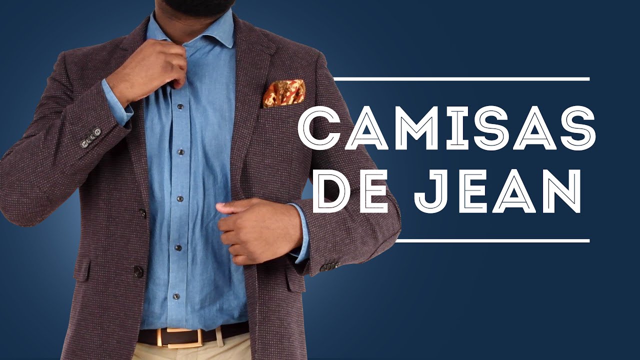 Cómo usar camisas denim con estilo - ideas para un atuendo masculino usando camisas  de jean - YouTube
