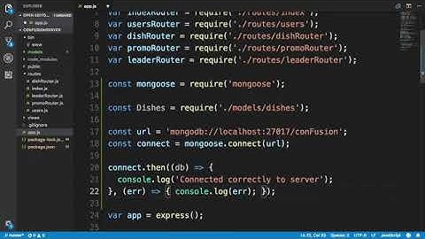 REST API with Express, MongoDB and Mongoose Part 1