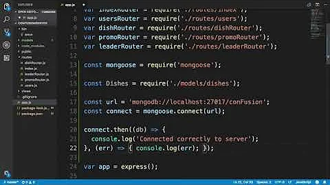 REST API with Express, MongoDB and Mongoose Part 1