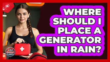 Where Should I Place A Generator In Rain?