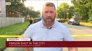 Richmond Police investigating after man found shot