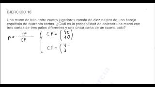 PROBABILIDAD (8), PROBABILIDAD, EJERCICIO 16