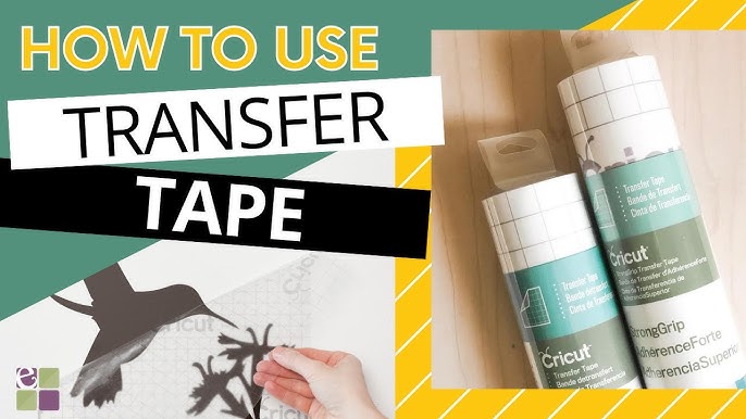 How To Use Transfer Tape on Different Types of Vinyl Cut On Your Cricut! 