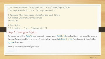 Dockerize Next.js and Nginx in a Single Dockerfile