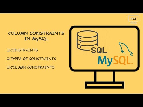 Column Constraints in MySQL