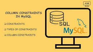 column constraints in mysql