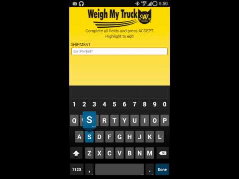 Weigh My Truck app demo