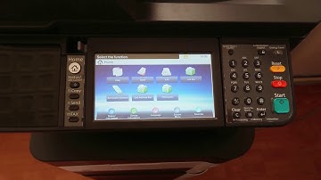 How to set a static IP address on Kyocera ECOSYS M3550 idn