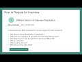 How to Prepare for Interview Interview Part 1
