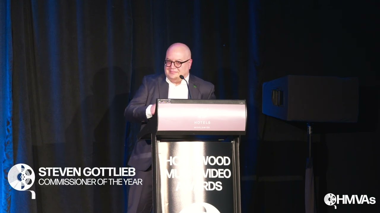 Commissioner of the Year - Steven Gottlieb Acceptance Speech: Hollywood Music Video Awards (HMVAs)
