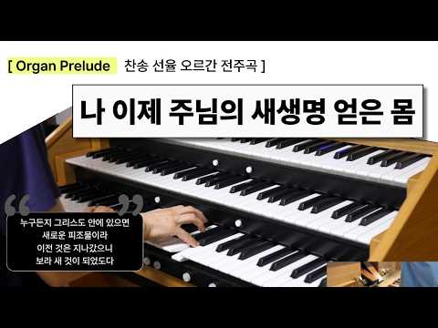 나 이제 주님의 새 생명 얻은 몸 (새찬송가 436장) - Park Taejun