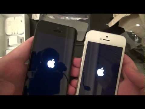 iPhone 5 Siyah ve Beyaz Kutu Açılımı