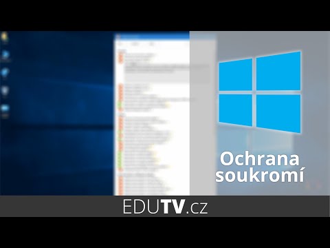 Ochrana soukromí ve Windows 10 | EduTV