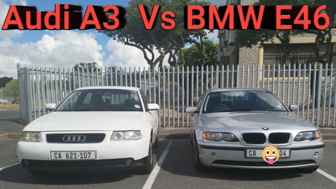 Drag Race!! BMW E46 VS Audi A3 1.8T YouTube