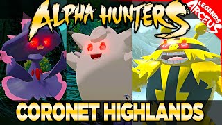 Every Alpha Pokemon in Coronet Highlands - Pokemon Legends Arceus