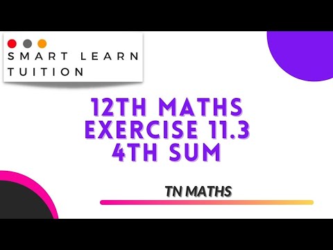 12th Maths Exercise 11.3 4th Sum | Probability Distribution