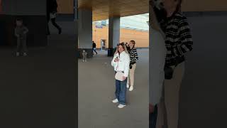 Зажигательный танец у станции Речной вокзал