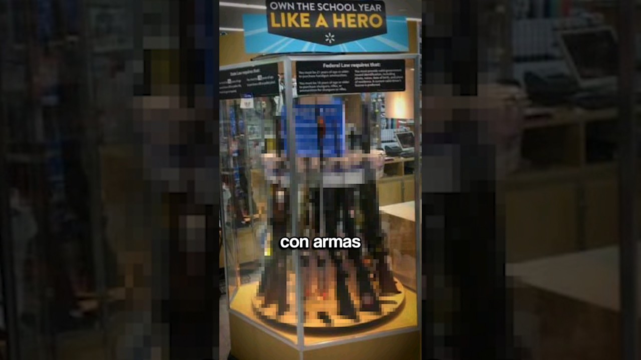 Walmart promocionó arm*s para la vuelta a clases 🎒✏️
