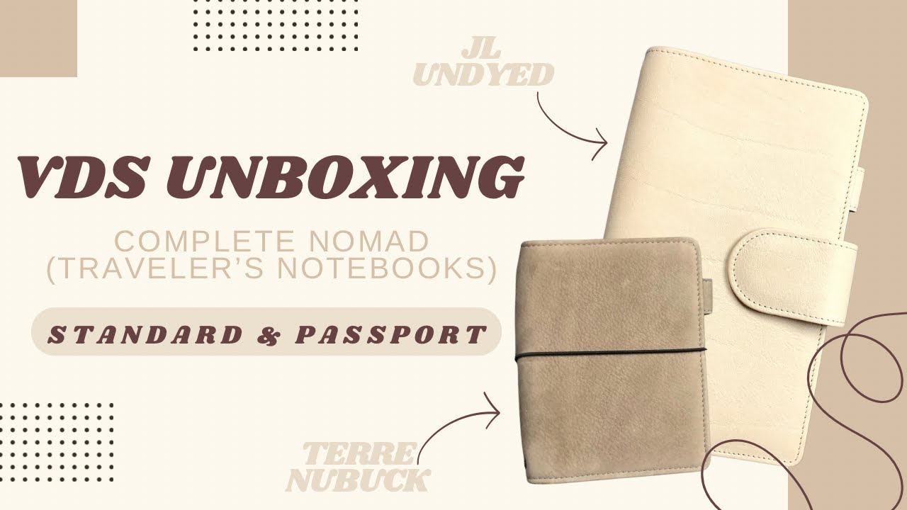 VDS Unboxing // Complete Nomad (Standard & Passport TNs) - YouTube