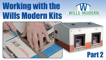Working with the Wills Modern Kits - DPD Depot part 2