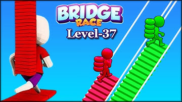 Bridge Race Level 37 (All Levels) Android Game | Bridge Race Gameplay | Bridge Race Game Android
