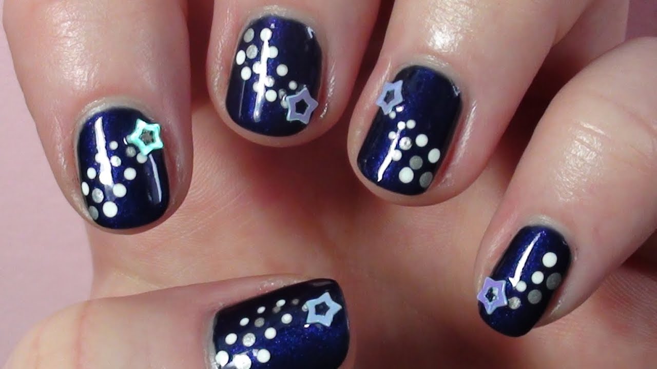 9. Minimalist Star Nail Art Tutorial - wide 7