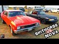 JUNKYARD 5.3 LS TURBO CARS DRAG RACING 1/8 MILE | SPP No Prep Shootout w/The Shithorse + BossaNova