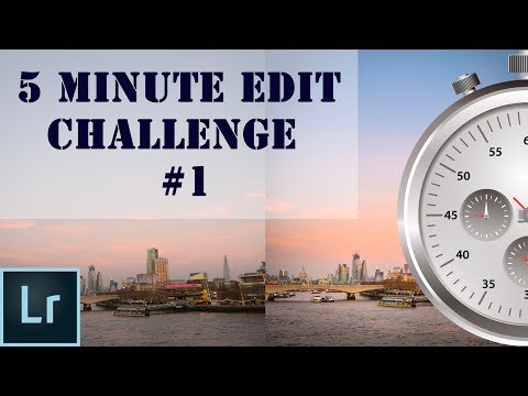 5 MINUTE PHOTO EDIT CHALLENGE #1 - One image, Lightroom, & only 5 mins - what can you achieve?