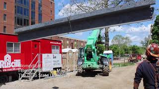 I-Beam Installation at the Biomedical and Materials Engineering Complex Phase I