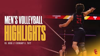 Men’s Volleyball: USC 3, UCSB 0 - Highlights 2/9/22