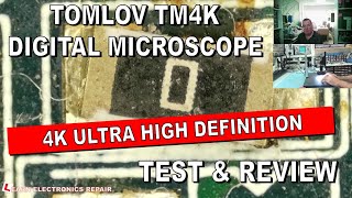 Tomlov 4K UHD Digital Microscope Test And Review (with discount code!) TM4K