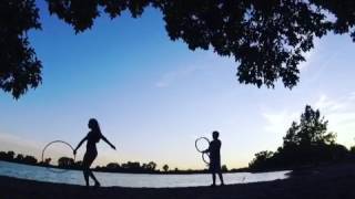 Couples Sunset Flow with Hoop & Buugeng