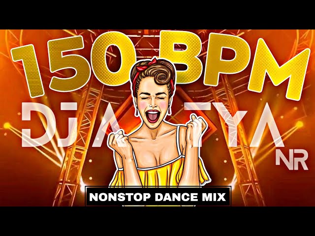 DJ ADITYA NR 150 BPM HOUSE MIX | NONSTOP BOLLYWOOD PARTY MIX | BOLLYWOOD HANGAMA MIX • @djadityanr class=