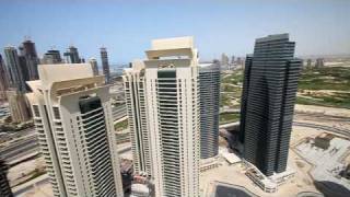 Burj Dubai,Dubai Marina,JLT from the Goldcrest Views roof 21 September 2009