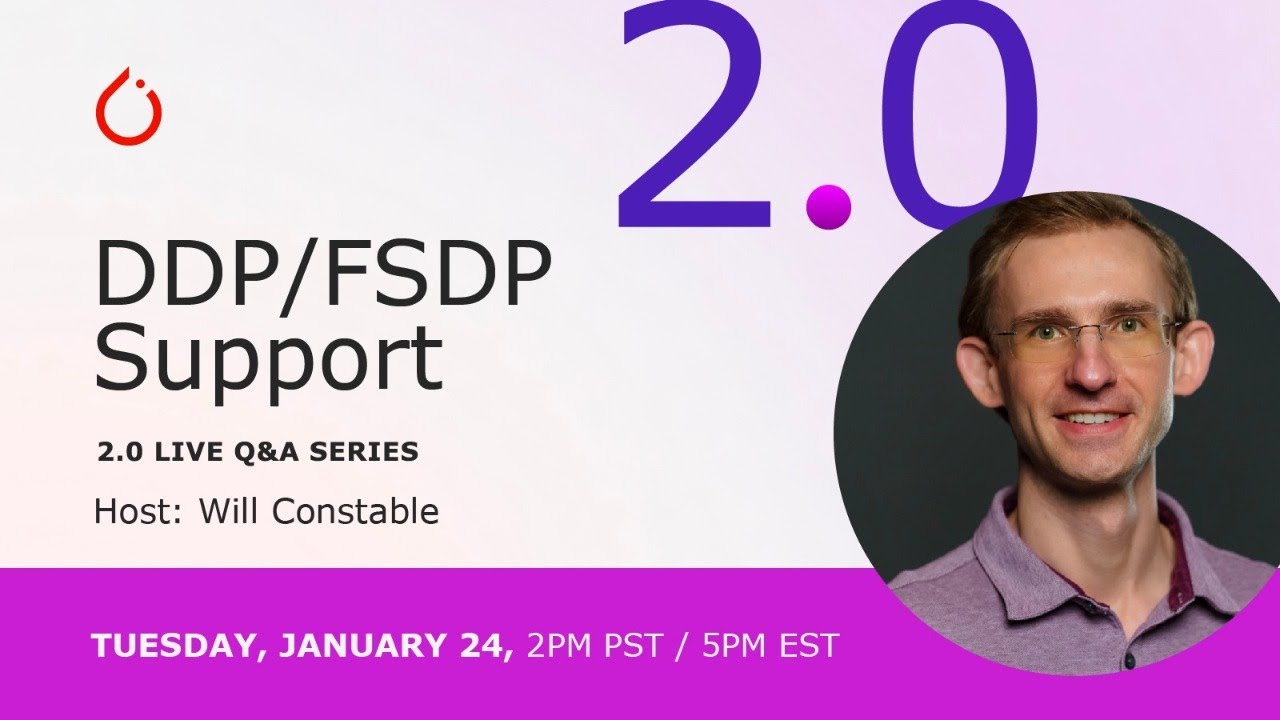 PyTorch 2 0 Ask The Engineers Q A Series PT2 And Distributed DDP FSDP 