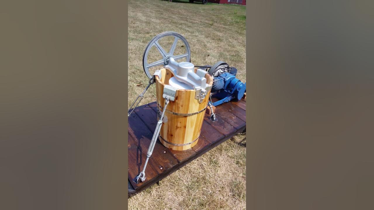 Maytag Hit and Miss Ice Cream Maker YouTube