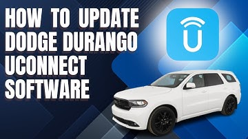 How to update Uconnect Software On A Dodge Durango