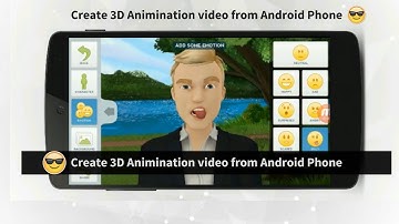 Create 3D Animination video from Android phone 😎