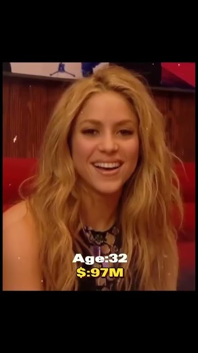 Shakira Net Worth Evolution 💰 #sharika #networth - YouTube
