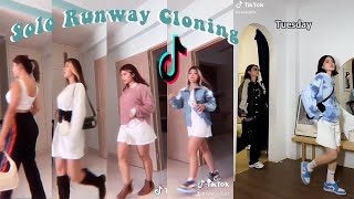Clone yourself multiple times SOLO RUNWAY [Walking - Mary Mary] | Tiktok Transition Tutorial