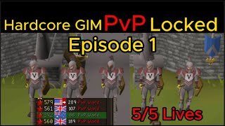 Hardcore GIM LOCKED on PvP worlds [Episode 1]