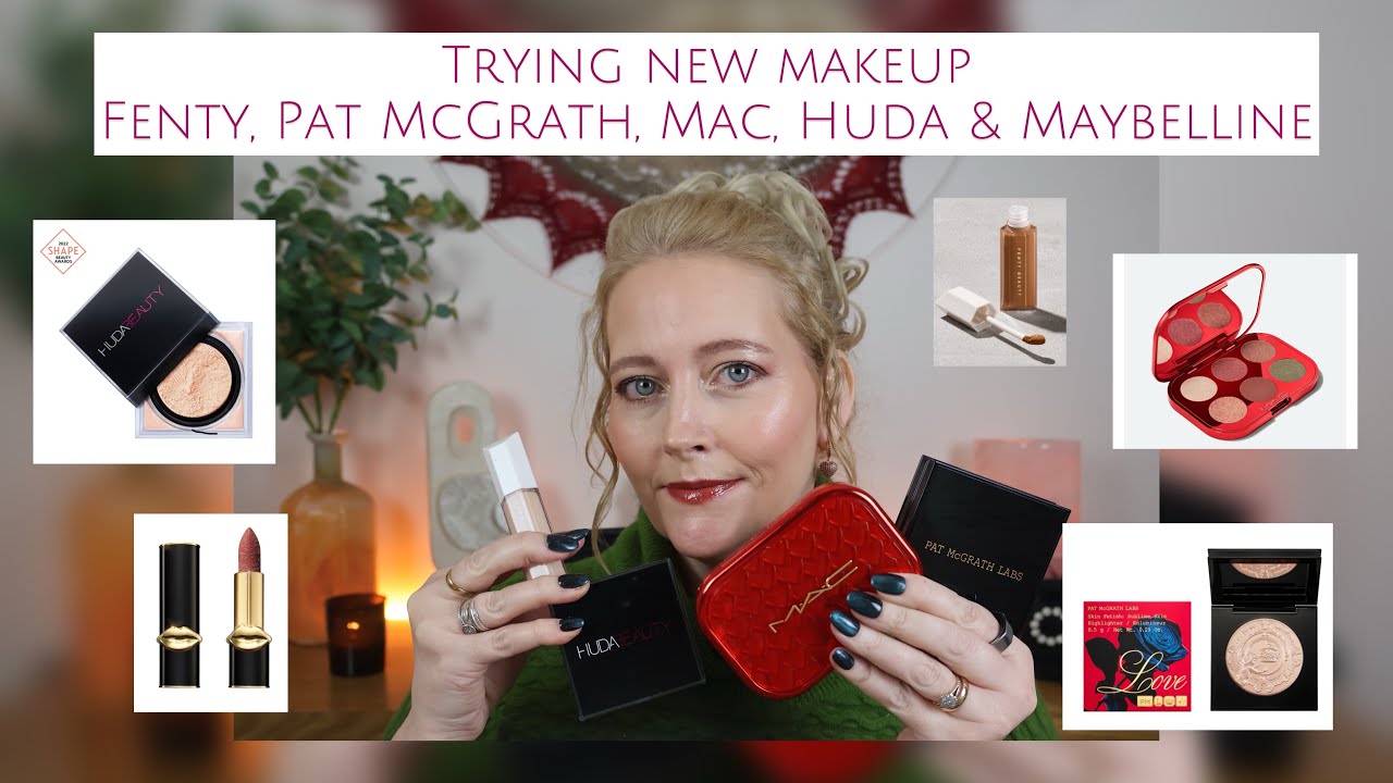 Trying NEW Makeup | FENTY Concealer, PAT MCGRATH Heart’s Desire, MAC Lovestruck,  HUDA Peach Pie ….