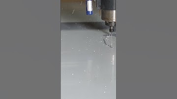 Cutting Aluminum Acorn Controlled CNC retrofit  #cncrouter,#cnc,#cncretrofit,#cncbusiness,#boatparts