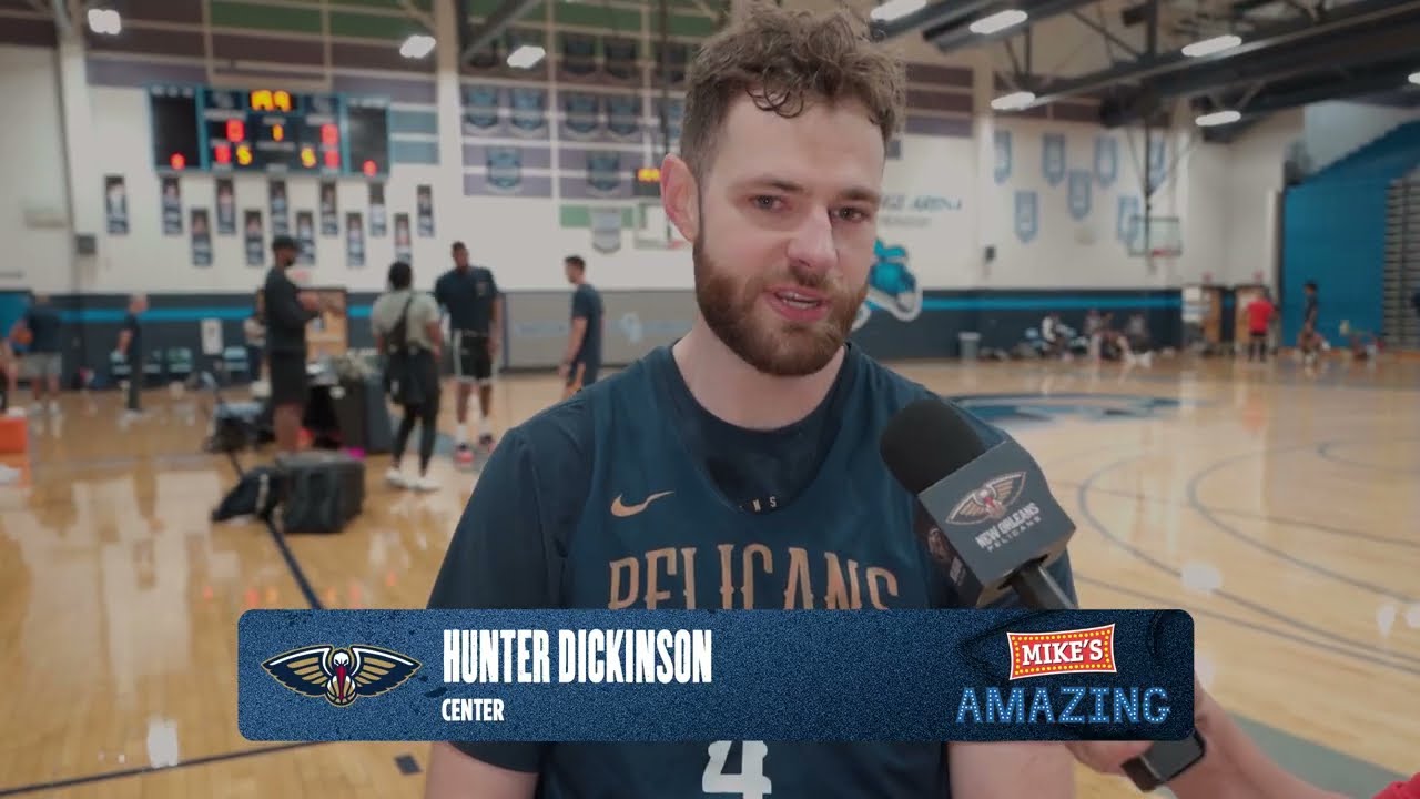 Hunter Dickinson on God Shammgod, experience w/ Squadron | 2026 NBA Summer League