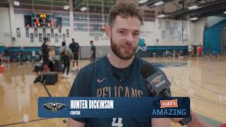 Hunter Dickinson On God Shammgod, Experience W/ Squadron | 2026 Nba Summer League