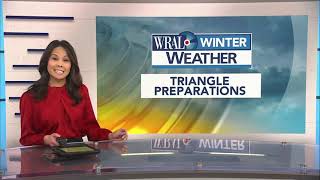 Triangle transportation, government crews getting ready for winter weather