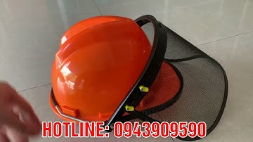 Mũ bảo hộ cắt cỏ bảo vệ an toàn cho người sử dụng | Tại sao nên sử dụng mũ cắt cỏ