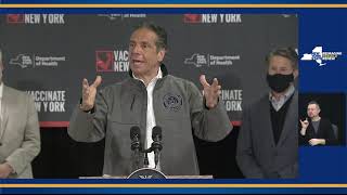 Gov. Cuomo Announces Northwell Health Will Vaccinate Workers at Belmont Park Redevelopment Site