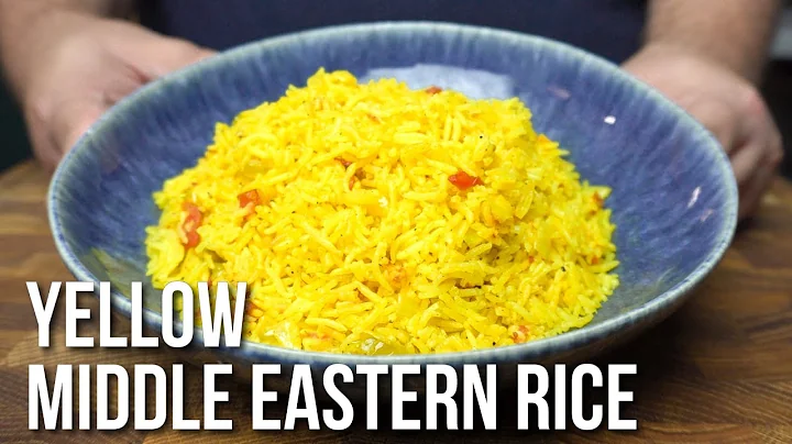 The ULTIMATE yellow Middle Eastern Rice - Tangy, U...